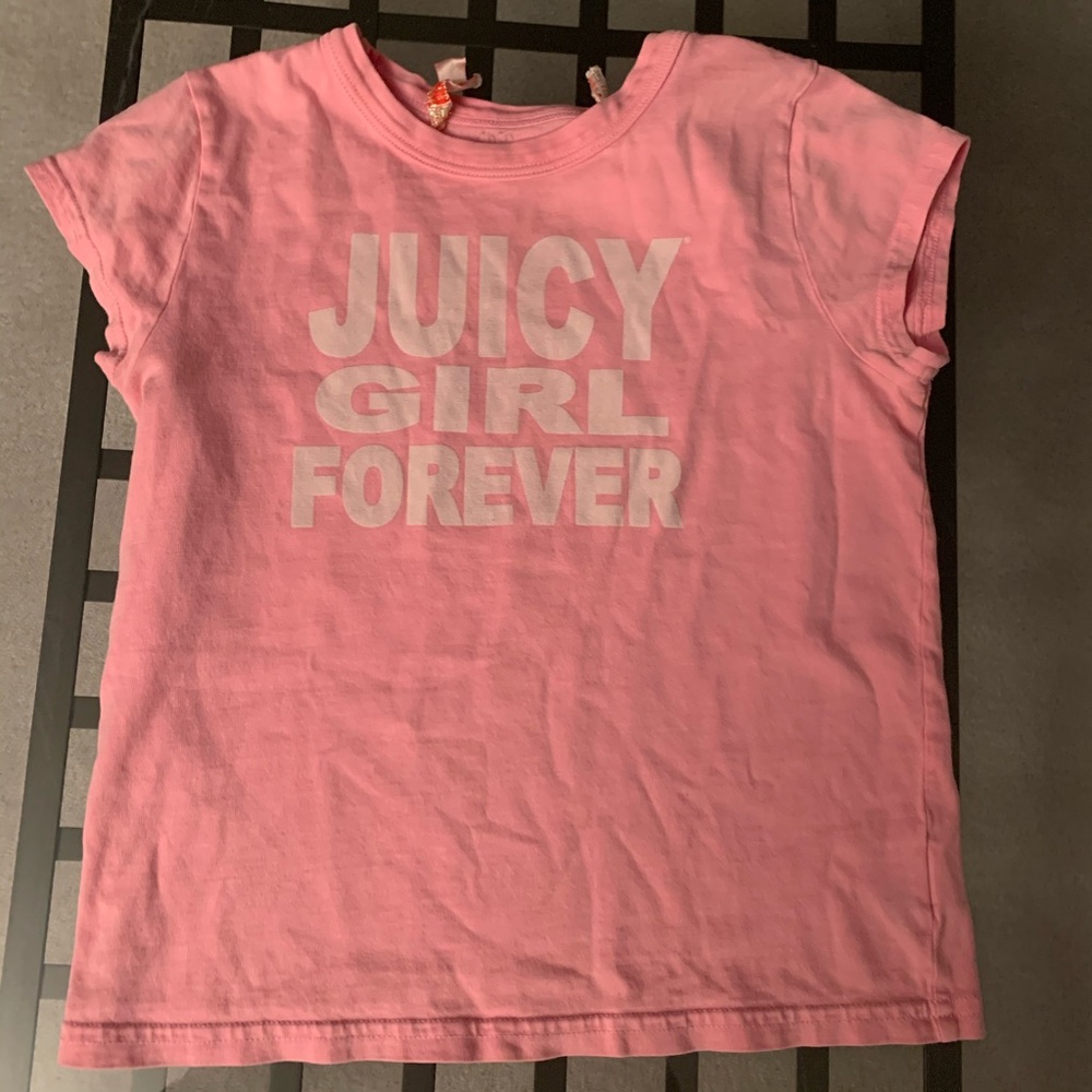 Pink kids juicy couture tee